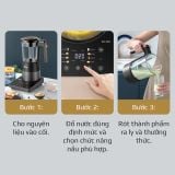 Máy Xay Nấu Đa Năng OLIVO X24 PRO - Đa Chức Năng - Chống Trào Tuyệt Đối - Mâm Nhiệt Gốm Chống Dính