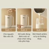 Máy Xay Nấu Đa Năng OLIVO CB2000 - Dung Tích 1000ML, Độ Ồn Thấp, Chống Trào Tuyệt Đối, Dễ Vệ Sinh