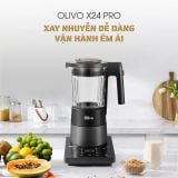 Máy Xay Nấu Đa Năng OLIVO X24 PRO - Đa Chức Năng - Chống Trào Tuyệt Đối - Mâm Nhiệt Gốm Chống Dính