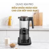 Máy Xay Nấu Đa Năng OLIVO X24 PRO - Đa Chức Năng - Chống Trào Tuyệt Đối - Mâm Nhiệt Gốm Chống Dính