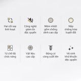 Máy Xay Nấu Đa Năng OLIVO CB20 - Độ Ồn Thấp Nhất - Chống Trào Tuyệt Đối - Vệ Sinh Khử Khuẩn - Chống Dính Gốm