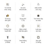 Máy Xay Nấu Đa Năng OLIVO X24 PRO - Đa Chức Năng - Chống Trào Tuyệt Đối - Mâm Nhiệt Gốm Chống Dính