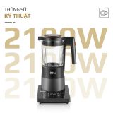 Máy Xay Nấu Đa Năng OLIVO X24 PRO - Đa Chức Năng - Chống Trào Tuyệt Đối - Mâm Nhiệt Gốm Chống Dính