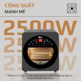 Nồi Chiên Không Dầu OLIVO AF150 - 16 Chức Năng - Dung Tích 15L - Công Suất 2500W