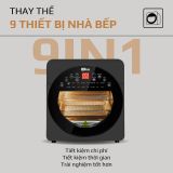 Nồi Chiên Không Dầu OLIVO AF150 - 16 Chức Năng - Dung Tích 15L - Công Suất 2500W