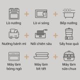 Nồi Chiên Không Dầu OLIVO AF150 - 16 Chức Năng - Dung Tích 15L - Công Suất 2500W