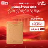 Thớt Gỗ OLIVO Wood Fiber W306 – W376 – Chống Cong Vênh, Ẩm Mốc, Không Bám Mùi Thực Phẩm – Sử Dụng Được Với Máy Rửa Bát