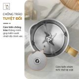 Máy Xay Nấu Đa Năng OLIVO CB1000 - Dung Tích 1L, Nắp INOX Kết Hợp Kính Cường Lực Duy Nhất Trên Thị Trường, Công Suất 880W, 9 Chế Độ, Chống Trào Tuyệt Đối