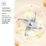 Máy Xay Nấu Đa Năng OLIVO CB1000 - Dung Tích 1L, Nắp INOX Kết Hợp Kính Cường Lực Duy Nhất Trên Thị Trường, Công Suất 880W, 9 Chế Độ, Chống Trào Tuyệt Đối