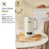 Máy Xay Nấu Đa Năng OLIVO CB1000 - Dung Tích 1L, Nắp INOX Kết Hợp Kính Cường Lực Duy Nhất Trên Thị Trường, Công Suất 880W, 9 Chế Độ, Chống Trào Tuyệt Đối