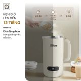 Máy Xay Nấu Đa Năng OLIVO CB1000 - Dung Tích 1L, Nắp INOX Kết Hợp Kính Cường Lực Duy Nhất Trên Thị Trường, Công Suất 880W, 9 Chế Độ, Chống Trào Tuyệt Đối