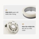 Máy Xay Nấu Đa Năng OLIVO CB1000 - Dung Tích 1L, Nắp INOX Kết Hợp Kính Cường Lực Duy Nhất Trên Thị Trường, Công Suất 880W, 9 Chế Độ, Chống Trào Tuyệt Đối