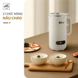 Máy Xay Nấu Đa Năng OLIVO CB1000 - Dung Tích 1L, Nắp INOX Kết Hợp Kính Cường Lực Duy Nhất Trên Thị Trường, Công Suất 880W, 9 Chế Độ, Chống Trào Tuyệt Đối