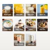 Máy Xay Nấu Đa Năng OLIVO CB1200 - Dung Tích 1.2L - Nắp INOX 304 Kết Hợp Kính Cường Lực - 10 Chế Độ, Khử Khuẩn, Chống Trào Tuyệt Đối