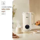 Máy Xay Nấu Đa Năng OLIVO CB1200 - Dung Tích 1.2L - Nắp INOX 304 Kết Hợp Kính Cường Lực - 10 Chế Độ, Khử Khuẩn, Chống Trào Tuyệt Đối