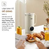 Máy Xay Nấu Đa Năng OLIVO CB1200 - Dung Tích 1.2L - Nắp INOX 304 Kết Hợp Kính Cường Lực - 10 Chế Độ, Khử Khuẩn, Chống Trào Tuyệt Đối