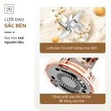 Máy Xay Nấu Đa Năng OLIVO CB1200 - Dung Tích 1.2L - Nắp INOX 304 Kết Hợp Kính Cường Lực - 10 Chế Độ, Khử Khuẩn, Chống Trào Tuyệt Đối