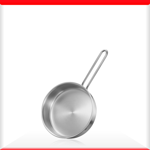 CHẢO INOX OLIVO P2055 – Chống Dính Tự Nhiên, Đường Kính 20cm, Sâu Lòng 5.5cm, Nấu Được Trên Mọi Loại Bếp