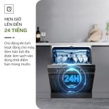 Máy Rửa Bát OLIVO DW18 - 3 Giỏ Linh Hoạt - Tải Trọng 18 Bộ Bát Đĩa - Sấy Turbo EcoDry - Rửa Hydro360 Wash -16 Chương Trình - Khử Khuẩn UV