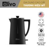 Ấm Siêu Tốc OLIVO EK207 – Thiết Kế Tối Giản Sang Trọng, Bộ Điều Khiển Strix Siêu Bền, Dung Tích 1.7L, Công Suất Lớn 2000W