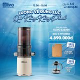Máy Ép Chậm OLIVO SJ2000 - Khoang Tiếp Lớn, Củ Ép Kết Hợp Lưỡi Cắt Thông Minh, Thiết Kế Sang Trọng, Đẳng Cấp