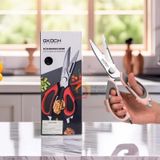 KÉO CẮT ĐA NĂNG 5 TRONG 1 THƯƠNG HIỆU GKÖCH GERMANY- chiếc kéo thần thánh cho gian bếp hiện đại!