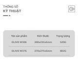 Thớt Gỗ OLIVO Wood Fiber W306 – W376 – Chống Cong Vênh, Ẩm Mốc, Không Bám Mùi Thực Phẩm – Sử Dụng Được Với Máy Rửa Bát