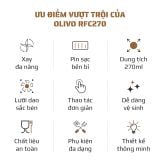 Máy Xay Thực Phẩm Đa Năng Sạc Pin OLIVO RFC270 – Xay Tỏi Ớt, Xay Thịt, Xay Hạt Tiện Lợi – Pin Sạc Bền Bỉ – Dung Tích 270ML – Dễ Dàng Vệ Sinh