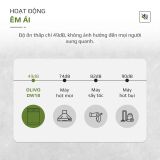 Máy Rửa Bát OLIVO DW18 - 3 Giỏ Linh Hoạt - Tải Trọng 18 Bộ Bát Đĩa - Sấy Turbo EcoDry - Rửa Hydro360 Wash -16 Chương Trình - Khử Khuẩn UV