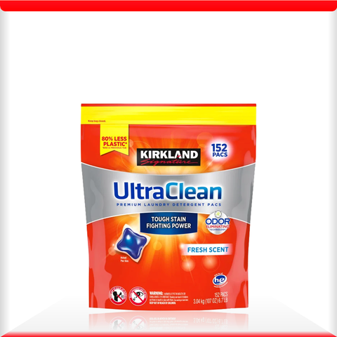 Viên giặt Kirkland Signature Ultra Clean nhập Mỹ – Túi 152 viên (4)