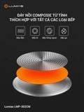 Nồi hợp kim nhôm Lumias LMP-002CM Nấu đa năng, rất thích hợp dùng làm nồi lẩu