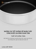 Nồi hợp kim nhôm Lumias LMP-002CM Nấu đa năng, rất thích hợp dùng làm nồi lẩu