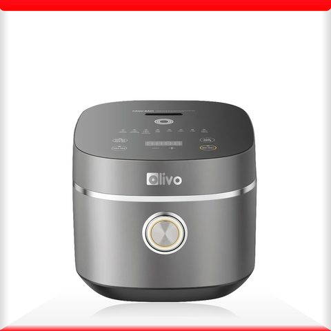 Nồi Cơm Điện OLIVO RC86 Titanium - Lòng Nồi INOX 304 Chống Dính Tự Nhiên, Nấu Cơm Ngon, Thiết Kế Tinh Tế, Sang Trọng
