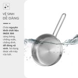 CHẢO INOX OLIVO P2055 – Chống Dính Tự Nhiên, Đường Kính 20cm, Sâu Lòng 5.5cm, Nấu Được Trên Mọi Loại Bếp