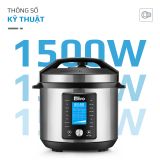 Nồi Áp Suất Điện Đa Năng OLIVO PC680 - Màn Hình OLED Hiện Đại, Lòng Nồi INOX 304, Đa Chức Năng 16 Chế Độ Cài Sẵn, Dung Tích 6L, Công Suất 1500W