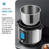 Nồi Áp Suất Điện Đa Năng OLIVO PC680 - Màn Hình OLED Hiện Đại, Lòng Nồi INOX 304, Đa Chức Năng 16 Chế Độ Cài Sẵn, Dung Tích 6L, Công Suất 1500W