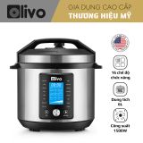 Nồi Áp Suất Điện Đa Năng OLIVO PC680 - Màn Hình OLED Hiện Đại, Lòng Nồi INOX 304, Đa Chức Năng 16 Chế Độ Cài Sẵn, Dung Tích 6L, Công Suất 1500W
