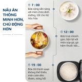 Nồi Cơm Điện OLIVO RC88 – Lòng Nồi INOX 304 Chống Dính Tự Nhiên, Bảng Điều Khiển OLED Sống Động, Nấu Cơm Ngon, Thiết Kế Sang Trọng