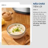 Nồi Cơm Điện OLIVO RC88 – Lòng Nồi INOX 304 Chống Dính Tự Nhiên, Bảng Điều Khiển OLED Sống Động, Nấu Cơm Ngon, Thiết Kế Sang Trọng