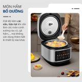 Nồi Cơm Điện OLIVO RC88 – Lòng Nồi INOX 304 Chống Dính Tự Nhiên, Bảng Điều Khiển OLED Sống Động, Nấu Cơm Ngon, Thiết Kế Sang Trọng
