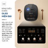 Nồi Cơm Điện Cao Tần OLIVO RC900IH – Lòng Nồi INOX 316L Cao Cấp, Công Nghệ Cao Tần Giữ Trọn Dinh Dưỡng, Bảng Điều Khiển Oled Sống Động, Hiện Đại, Cao Cấp