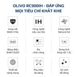 Nồi Cơm Điện Cao Tần OLIVO RC900IH – Lòng Nồi INOX 316L Cao Cấp, Công Nghệ Cao Tần Giữ Trọn Dinh Dưỡng, Bảng Điều Khiển Oled Sống Động, Hiện Đại, Cao Cấp