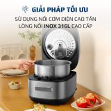 Nồi Cơm Điện Cao Tần OLIVO RC900IH – Lòng Nồi INOX 316L Cao Cấp, Công Nghệ Cao Tần Giữ Trọn Dinh Dưỡng, Bảng Điều Khiển Oled Sống Động, Hiện Đại, Cao Cấp