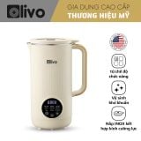 Máy Xay Nấu Đa Năng OLIVO CB1200 - Dung Tích 1.2L - Nắp INOX 304 Kết Hợp Kính Cường Lực - 10 Chế Độ, Khử Khuẩn, Chống Trào Tuyệt Đối