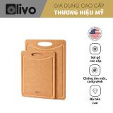 Thớt Gỗ OLIVO Wood Fiber W306 – W376 – Chống Cong Vênh, Ẩm Mốc, Không Bám Mùi Thực Phẩm – Sử Dụng Được Với Máy Rửa Bát