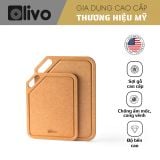 THỚT OLIVO WOOD FIBER - Chống Cong Vênh, Ẩm Mốc, Không Bị Mùi Hôi - Sử Dụng Được Với Máy Rửa Bát