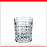Bộ 6 cốc Pha Lê Tiệp uống rượu whiskey Bohemina Diamond Tumbler - 230ml