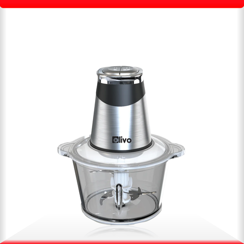 Máy Xay Thực Phẩm Đa Năng OLIVO FC21 - Dung Tích 2.1L - Công Suất 500W