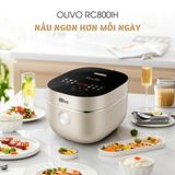 Nồi Cơm Điện Cao Tần OLIVO RC800IH – Công Nghệ Nấu Cao Tần Smart Heating, Lòng Nồi INOX 316L, 14 Chế Độ Cài Sẵn, Dung Tích 1.5L, Bảng Điều Khiển OLED