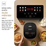 Nồi Cơm Điện Cao Tần OLIVO RC800IH – Công Nghệ Nấu Cao Tần Smart Heating, Lòng Nồi INOX 316L, 14 Chế Độ Cài Sẵn, Dung Tích 1.5L, Bảng Điều Khiển OLED